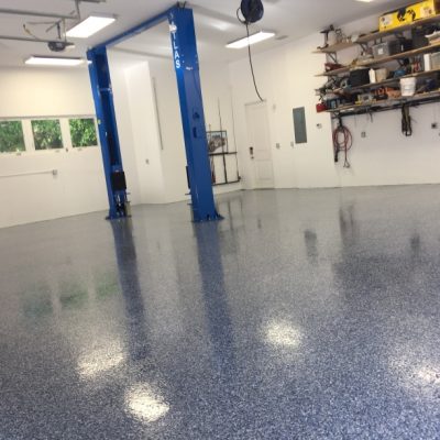 Liquid Floors USA Flake Floor Garage