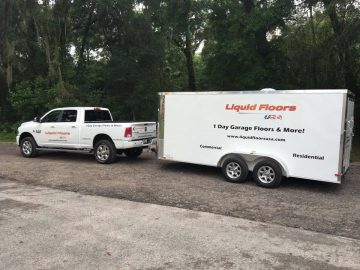 metallic Garage Floor Coating in The Villages Fl